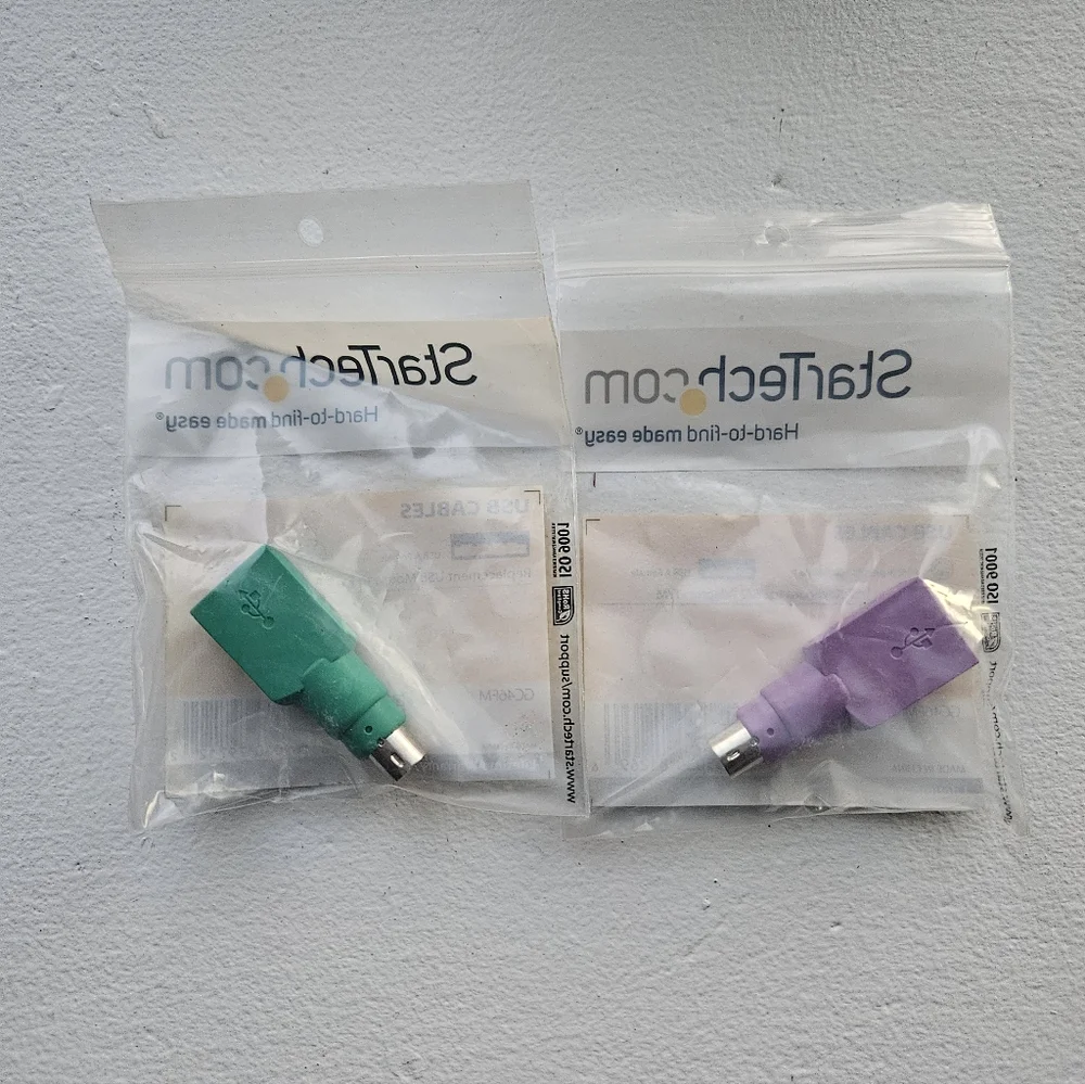NEW StarTech USB keyboard & Mouse Cables with PS/2 Adapter